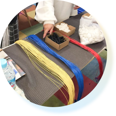 配線作業のイメージ写真