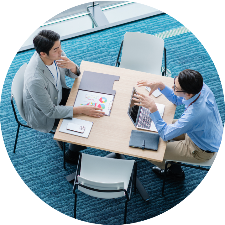 社内の業務に集中できる